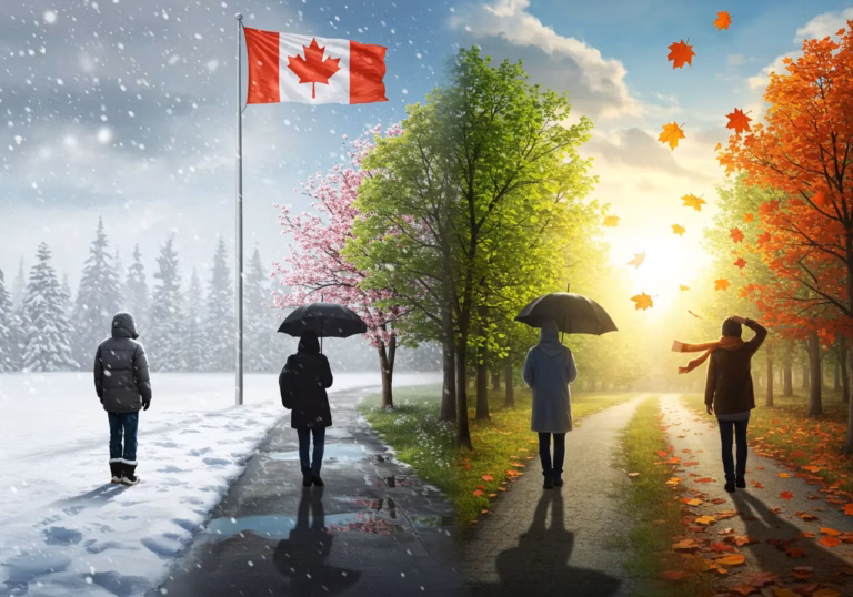 كيف تتأقلم مع الطقس المتنوع في كندا | Get In Canada