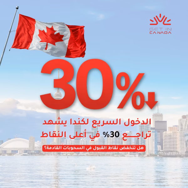 الدخول السريع لكندا يشهد تراجع 30% في أعلى النقاط