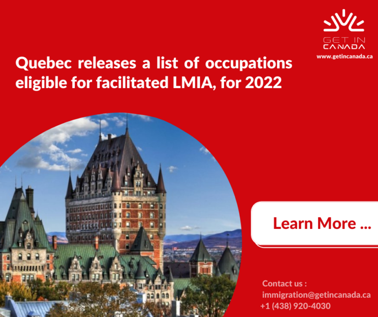 Quebec releases a list of occupations eligible for facilitated (LMIA), for 2022