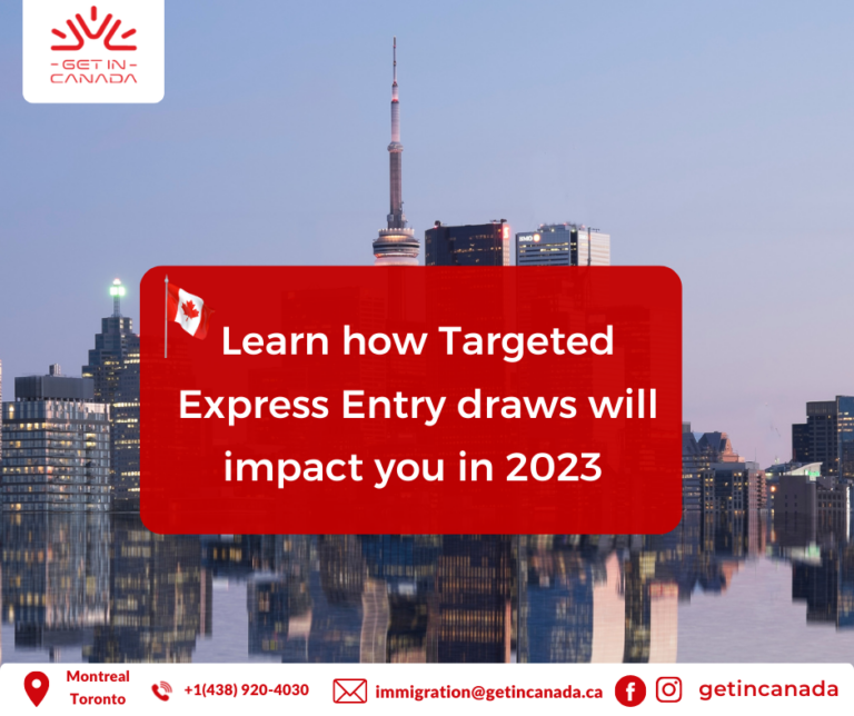 Learn How Targeted Express Entry draws will Impact you in 2023 