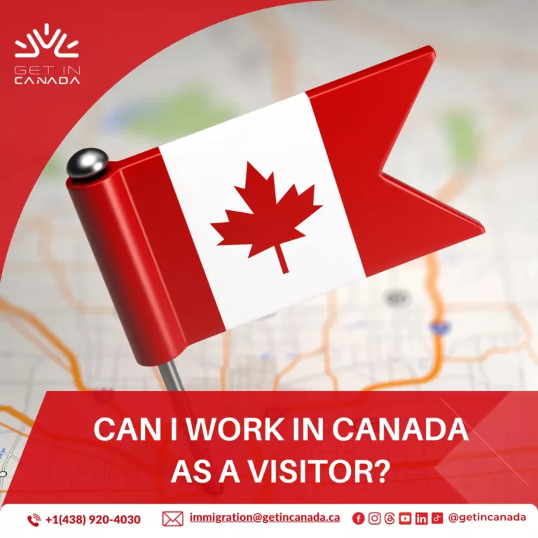 Can I work in Canada as a visitor?