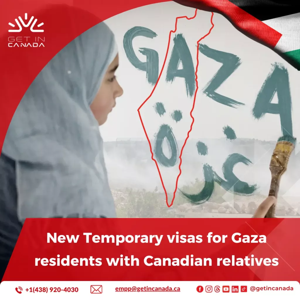 New Temporary visas for Gaza residents with Canadian relatives