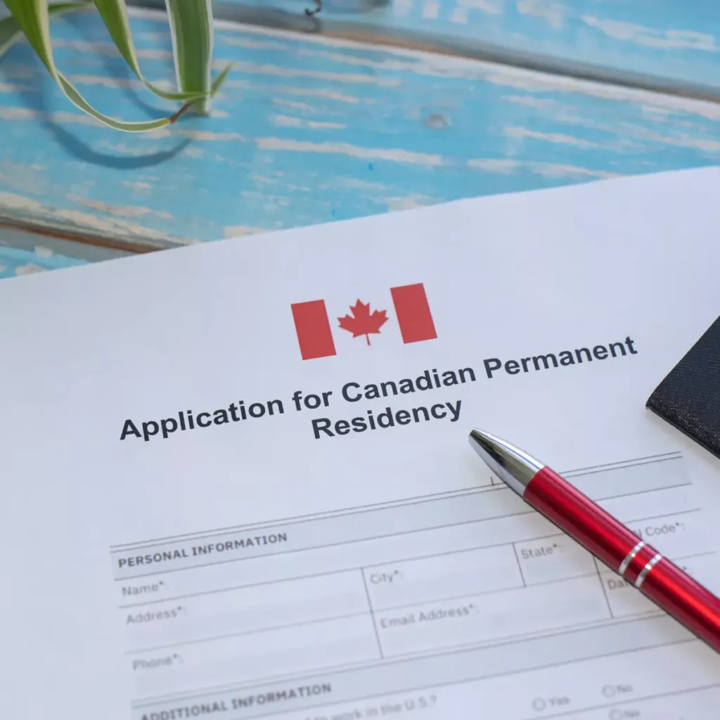 What are the steps to apply for permanent residency in Canada?