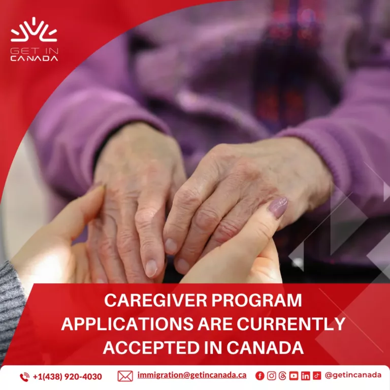 Caregiver program applications are currently accepted in Canada
