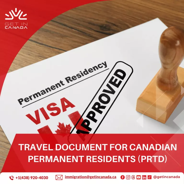 Travel Document for Canadian Permanent Residents (PRTD)