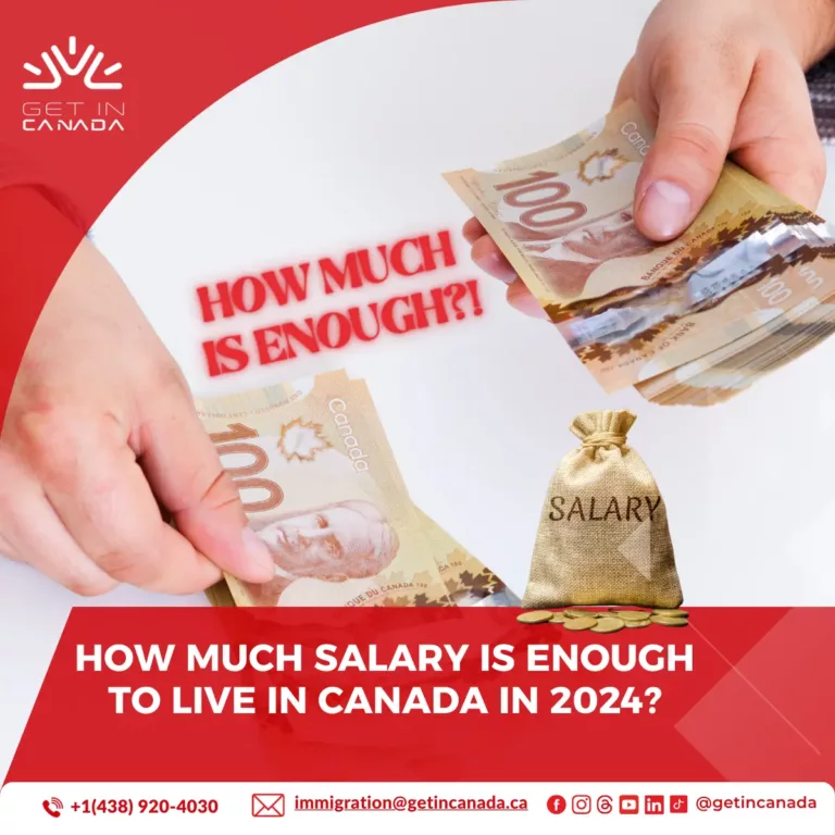 How much salary is enough to live in Canada in 2024?