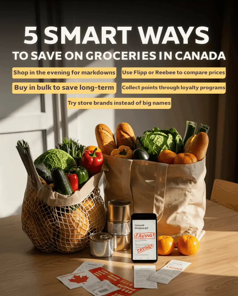 5-Smart-Ways to save money in canada