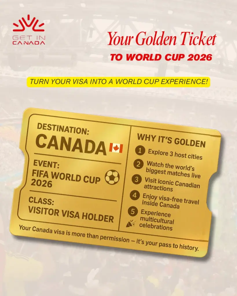 Apply for a Canada Visitor Visa for the FIFA World Cup 2026