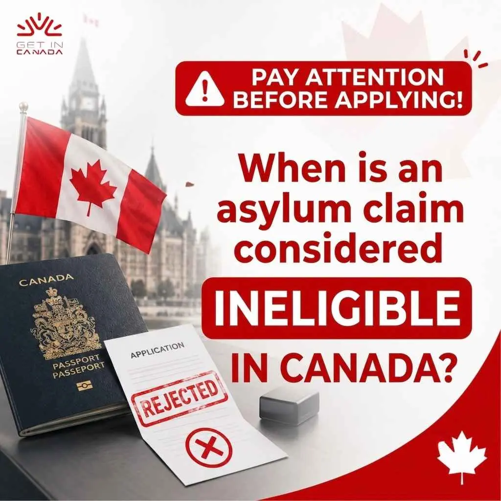 When is an asylum claim considered ineligible