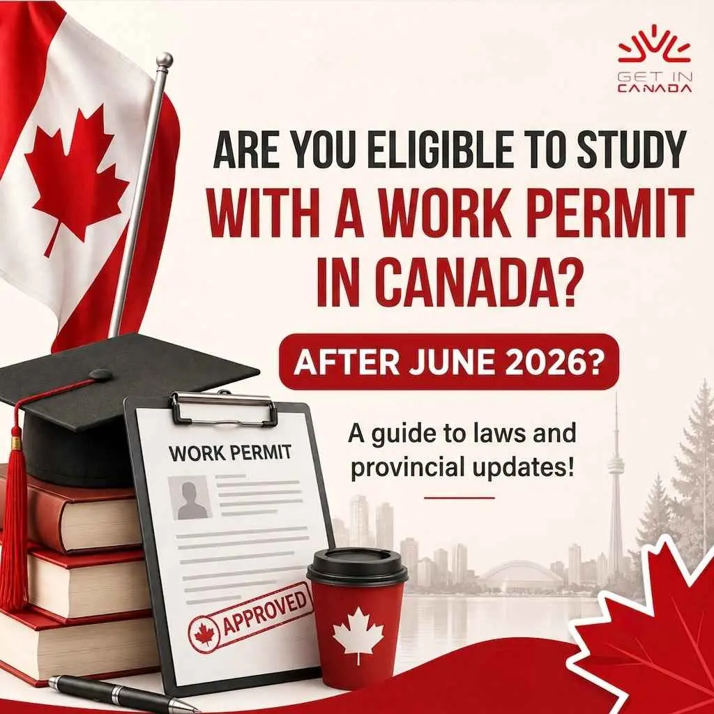 Are you eligible to study with work premit